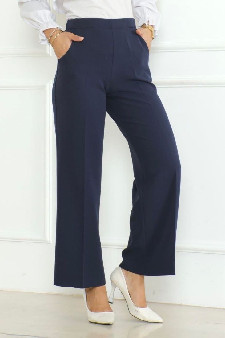 Mizza bol paça kumaş pant