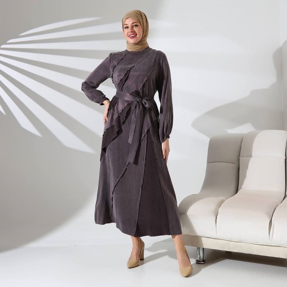 5399 ipek cupra elbise