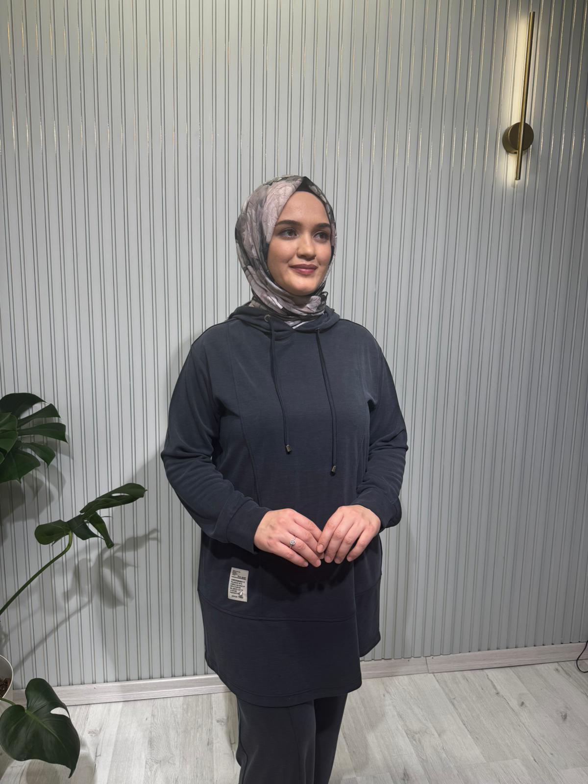 MODAL CUPRA PİKE KUMAŞ KAPŞONLU TAKIM