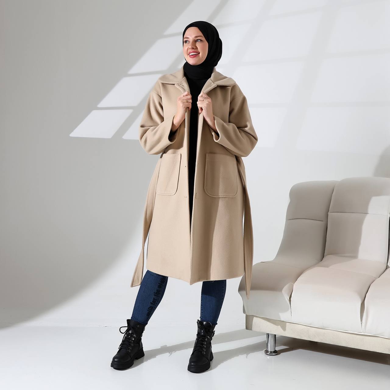 CLEMENCE UZUN KAŞE KABAN